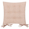 Hahei Stripe Chair Pad - Rust