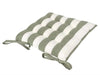 Hahei Stripe Chair Pad - Olive