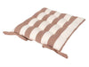 Hahei Stripe Chair Pad - Rust