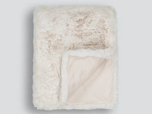  Pelage Faux Fur Throw - Ivory