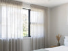 Awaroa Sheer Curtains - Ecru