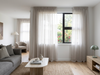 Rhapsody Sheer Readymade Curtains - Sand