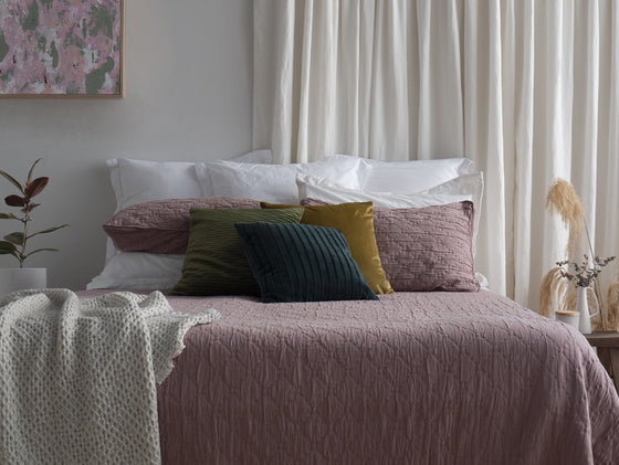 Grassmere Ash Rose Euro Pillowcase