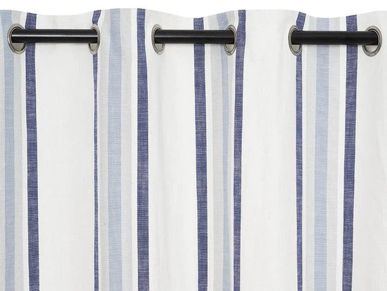 Java Stripe Fabric 140cm - Blue