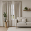 Linoa Blockout Lined Pencil Pleat Curtains - Stonepath