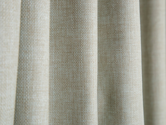 Nevis Blockout Pencil Pleat Curtains - Seagrass