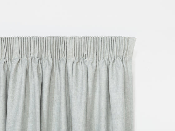 Omaha Blockout Pencil Pleat Curtains - Mist