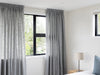 Stonehaven II Lined Readymade Curtains - Aquamarine
