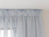 Sumner Stripe Sheer Readymade Curtains - Blue