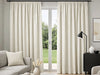 Valencia Blockout Lined Pencil Pleat Curtains - Shell