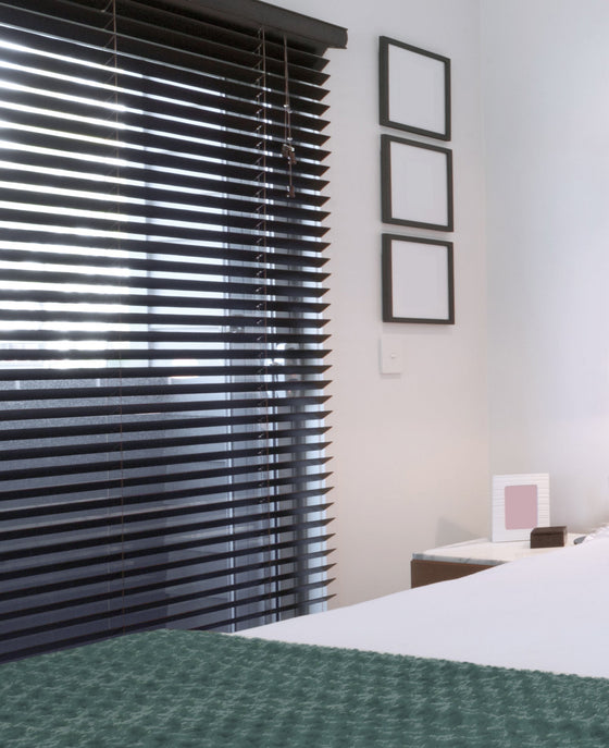 WW 35mm Timber Venetian Blind - Black