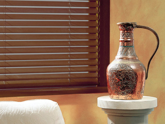 WW 35mm Timber Venetian Blind - Teak