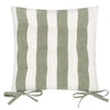 Hahei Stripe Chair Pad - Olive