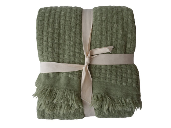 Bronte Olive Throw