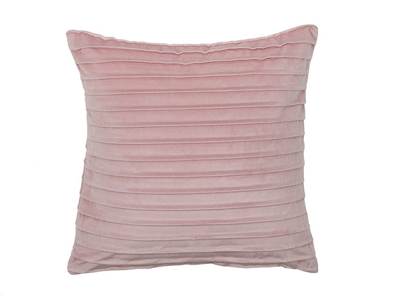 Pintuck Velvet Blush Cushion Cover