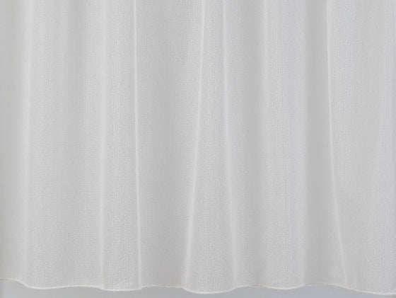 Boston Boucle Net Curtain Fabric - White