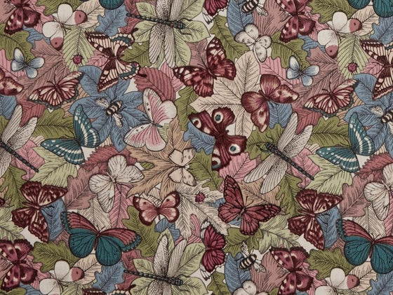 Botanist Garnet Fabric