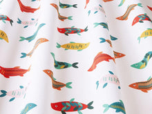  Mr Fish Poppy Fabric